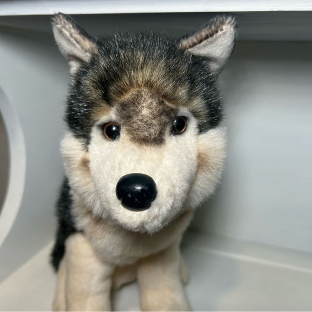 Douglas Phoenix Wolf Plush 10" Realistic Stuffed Animal Dog Look 2013 #1833
